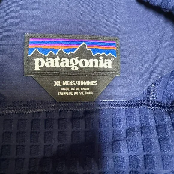 Patagonia Men’s R1 TechFace Jacket XL Classic Navy EUC